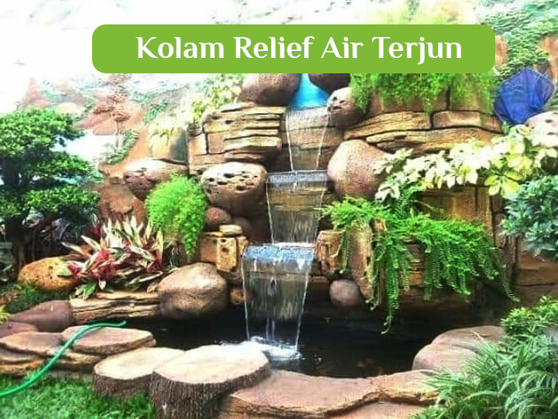 kolam relief ari terjun kolam relief ari terjun